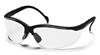 SB1810S - Black Frame Venture II Safety Glasses W/ Clear Lens (12/Box, 300/Case)