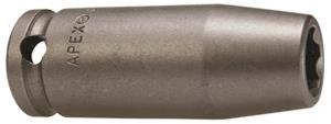 SF-3216 - 1/2 Inch Surface Drive Long Socket, 2 Inch OAL, 3/8 Inch Square Drive