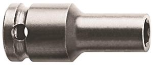 SF-3516 - 1/2 Inch Surface Drive Thin Wall Long Socket, 2 Inch OAL, 3/8 Inch Square Drive
