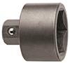 SJ-360 - 1/2 Inch Socket With Male Hex Drive, 15/16 Inch OAL, 3/8 Inch Female Square