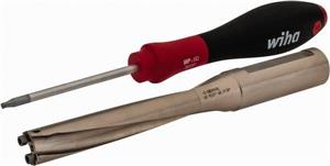 SMDH049L - 0.4921 to 0.5114 Inch Drill Diameter, 2-29/32 Inch Drill Depth, 5/8 Inch Diameter, Weldon Flat Shank, Through Coolant, Replaceable Tip Drill