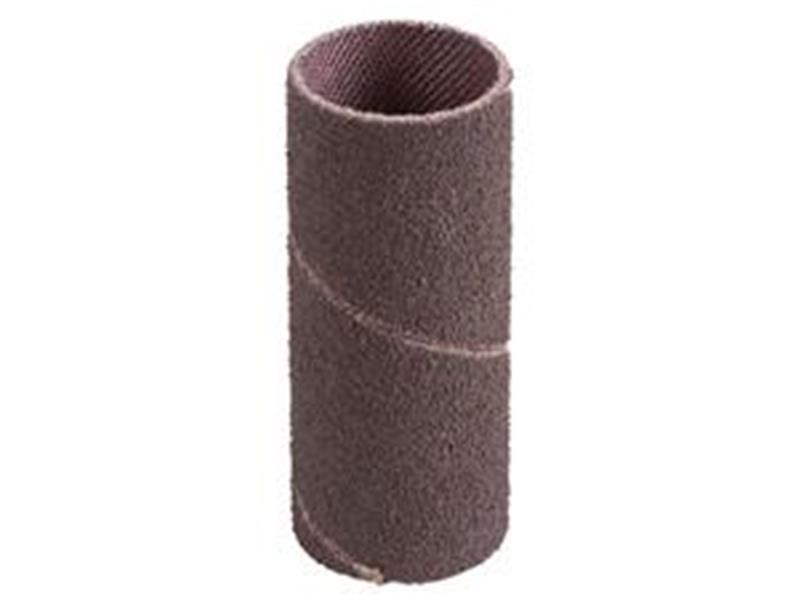 SS-008144-080A - 1/2 x 9 Inch 80 Grit Aluminum Oxide Spiral Coated Abrasive Sanding Sleeve