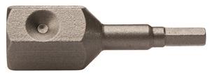 SZ-19-A - 7/16 Hex Size, 3/8 Inch Square Drive Socket Head (Hex-Allen) Bits Only, 1-3/8 Inch OAL, SAE