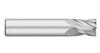 TC10624 - 3/8 Inch Solid Carbide Uncoated 4-Flute Stub Length Square End Endmill