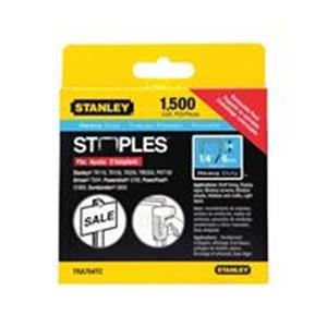 TRA709TCS - Heavy-Duty Narrow Crown Staples 9/16 Inch– 1,500 Pack - STANLEY®