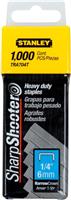 TRA704T - Heavy-Duty Narrow Crown Staples 1/4 Inch – 1,000 Pack - STANLEY® 