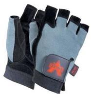 VI4872ME - Medium Black Half Finger Anti-Vibration Gloves