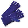 945LHO - Large Left Hand Only Blue Premium Split Cowhide Leather Welder Gloves