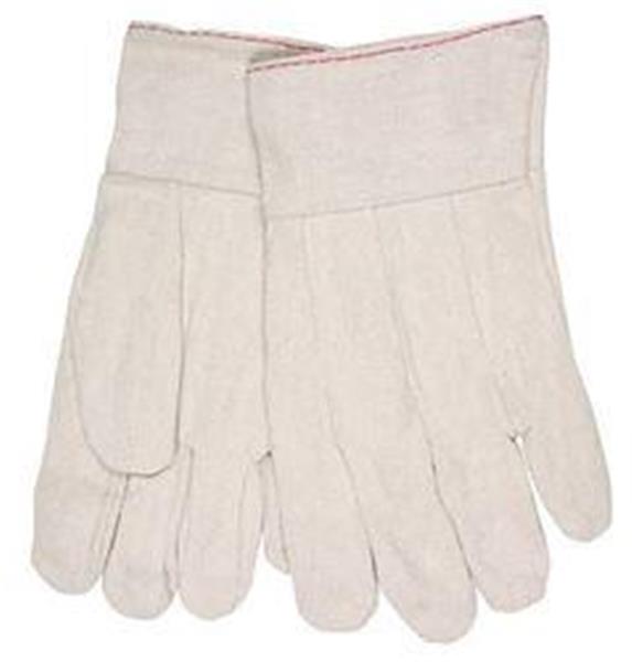 Z8200B - Mens 10 oz. Cotton Canvas Glove, Clute Knit Wrist, Band Top, 25 Dozen/Case