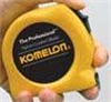 Komelon The Professional 4925 Measuring Tape, 1 in W x 25 ft L Blade, Steel, ft/SAE/Metric, 1 in, 25 mm