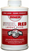 DYK 80496 - Dykem Steel Red Layout Fluid - 8oz Bottle w/ Brush-in-cap