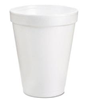 Dart? Foam Drink Cups, 8oz, White, 25/Bag, 40 Bags/Carton