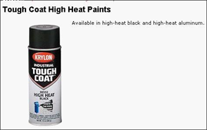 Krylon Tough Coat? Acrylic Enamel Spray Paint, 12 oz, Liquid, High Heat Aluminum