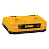 DEWA DC9320 - DeWALT DC9320 Dual Port Heavy Duty Cordless Battery Charger, For Use With DeWALT 7.2 to 18 V NiCd and Lithium-Ion Battery, Li-Ion/Ni-Cd/Ni-MH Battery, 1 hr Charging, 2 Batteries