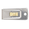 QuickBlade? MS-410 Heavy Duty Metal Scraper, 8-7/8 in L, Carbon Steel Precision Double Honed Single Edge Razor Blade