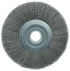 03680 - 12 in. 0.014 in. Stainless Steel Fill 2 in. Arbor Hole Wide Face Crimped Wire Wheel