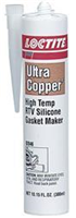 Loctite SI 5920 1-Part High Temperature RTV Silicone Gasket Maker, 300 mL Cartridge, Paste, Copper