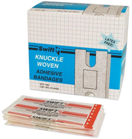 North by Honeywell Swift Disposable, Knuckle Adhesive Bandage, Woven Fabric, Beige