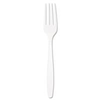 Dart Guildware Heavyweight Plastic Forks, White, 100/Box, 10 Boxes/Carton
