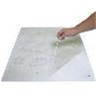 Surface Shields DG30W General Purpose
 Floor Mat With Frame, 31-1/2 in L x 25-1/2 in W, Clear, Polypropylene Fiber
