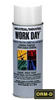 Krylon WORK DAY A04401007 Enamel Spray Paint, 10 fl-oz, Liquid, White, 9 to 13 sq-ft, 12 min Curing