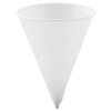 Dart? Cone Water Cups, Paper, 4.25oz, Rolled Rim, White, 5000/Carton