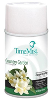 TimeMist Metered Fragrance Dispenser Refills, Country Garden, 6.6oz, 12/Carton