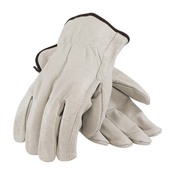 70-300/L - Large Industry Grade Top Grain Pigskin Leather Drivers Glove - Straight Thumb