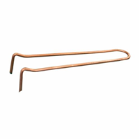 JONE H11-056 - Jones Stephens H11056 Pipe Hook, 1/2 x 6 in, Steel, Copper Clad
