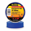 3M 054007-10836 - Scotch&reg; 054007-10836 1-Sided Premium-Grade Electrical Tape, 66 ft L x 3/4 in W, 7 mil THK, PVC, Rubber Resin Adhesive, PVC Backing, Blue