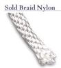 TYTAN BRAIDED NYLON .500 Rope, 1/2 in Dia, Solid Braided Nylon