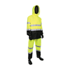 WEST 4530/L - PIP 4530/L Rainsuit, L, Hi-Viz Yellow/Black, PolyOxford/Polyurethane, 36 to 38 in Waist, 29-1/2 in L Inseam