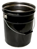 Northern Container S300 Pail, 5 gal, Steel, Black