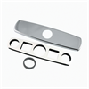 SLOA 3365303 ETF608A - Sloan 3365303 ETF-608-A Centerset Single Hole Trim Plate Kit, For Use With: EAF-100/150, ETF-610, EBF-615, EBF-750 and ETF-700 with or without Below Deck Mixing Valve, 4 in, Polished Chrome, Commercial