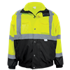 GLO-B2-3XL - 3X-Large Hi-Vis Yellow/Green Eight-in-One Winter Bomber Jacket