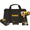 DEWA DCF815S2 - DeWALT Impact Ready DCF815S2 Compact Lightweight Cordless Impact Driver Kit, 1/4 in Hex Drive, 0 to 3400 bpm, 950 in-lb Torque, 12 VAC, 6-1/4 in OAL