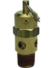 Midwest Control Device ST25-200 Safety Standard/Low Flow Relief Valve, 1/4 in, MNPT, 200 psi, 178 cfm, Brass Body