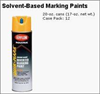 Krylon QUIK-MARK AT3701007 Industrial Quik-Mark Solvent Based Inverted Marking Paint, 17 oz, Liquid, Fluorescent Red/Orange