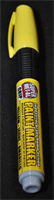 SKM Pump Action Medium Point Paint Marker, Fiber Tip, Yellow