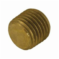 JONE P20-098 - Jones Stephens P20098 Countersunk Plug, 1/2 in Nominal, IPT End Style, Brass