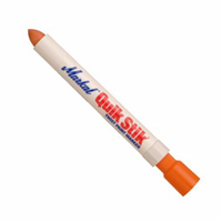 MARK 61071 - Markal 061071 Quik Stik Permanent Twist Solid Paint Crayon, 11/16 in Round Tip, Plastic Housing, Orange