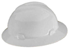 MSA V-Gard? Non-Slotted Cap, Standard Size, 6-1/2 to 8 Fits Hat Size, White Color
