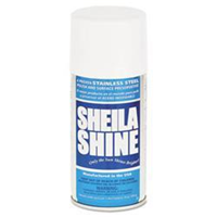 Sheila Shine Stainless Steel Cleaner & Polish, 10oz Aerosol, 12/Carton