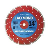 Lackmond MAR Multi-Purpose Diamond Saw Blade, 14 in Blade, 1 in to 20 mm, Wet/Dry Cutting