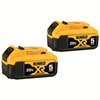 DEWA DCB205-2 - DeWALT DCB205-2 Premium Battery Pack, 5 Ah Lithium-Ion Battery, 20 VDC Charge, For Use With Entire Line of DEWALT 20 V Max Tools